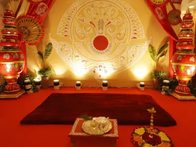 Aiburobhat Decoration by Hamd Flower Decoration in Kolkata