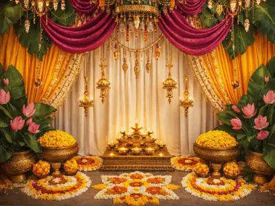 Home Flower Decoration by Hamd Flower Decoration in Kolkata