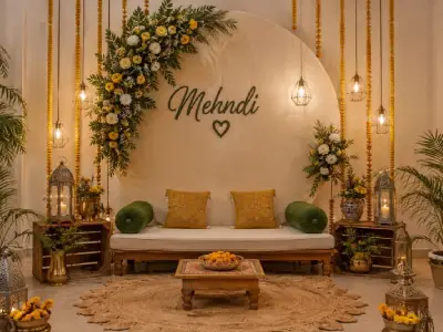 Mehndi Decoration by Hamd Flower Decoration in Kolkata