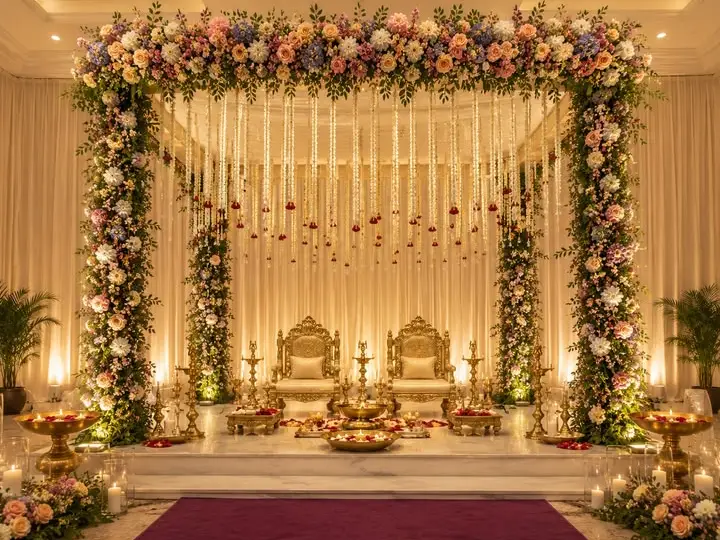 Mandap Decoration in Kolkata by Hamd Flower Decoration in Kasba, Kolkata