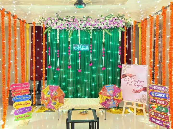 Mehndi Decoration in Kolkata by Hamd Flower Decoration in Kasba, Kolkata
