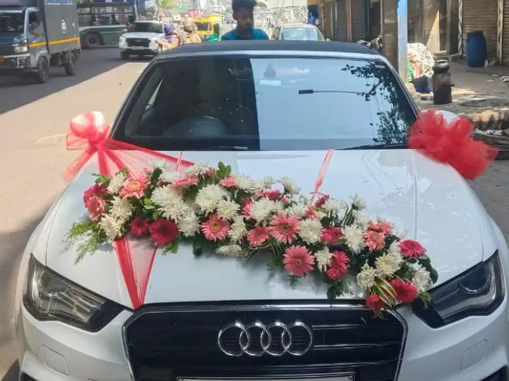 Wedding Car Decoration in Kolkata by Hamd Flower Decoration in Kasba, Kolkata