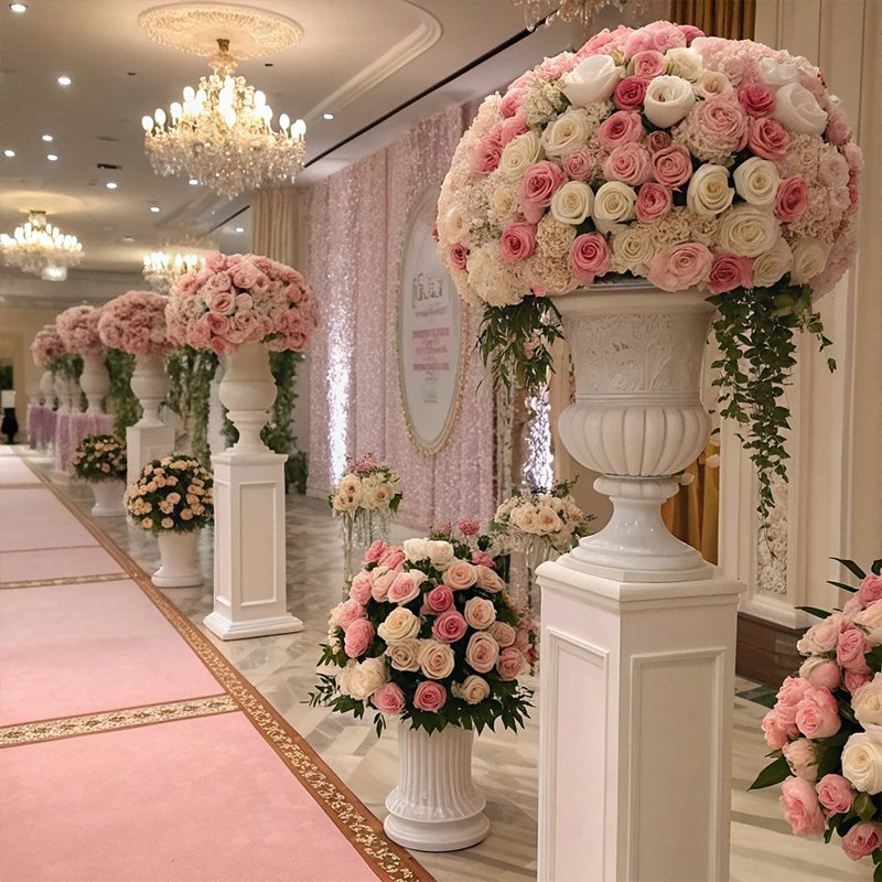 Elegant flower decoration in Kolkata by Hamd Flower Decoration