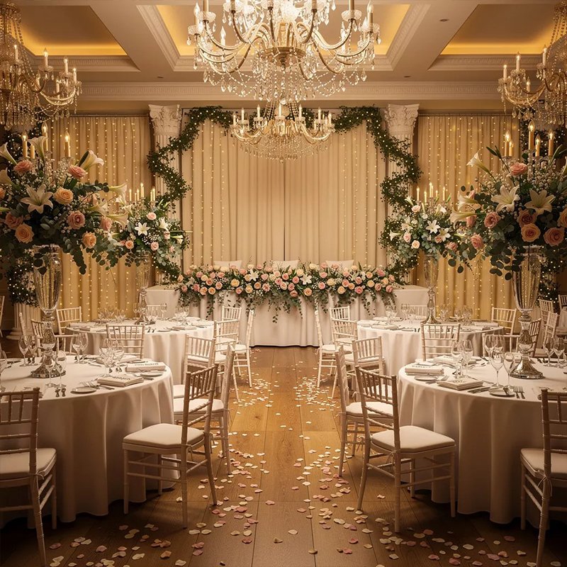 Elegant flower decoration in Kolkata by Hamd Flower Decoration