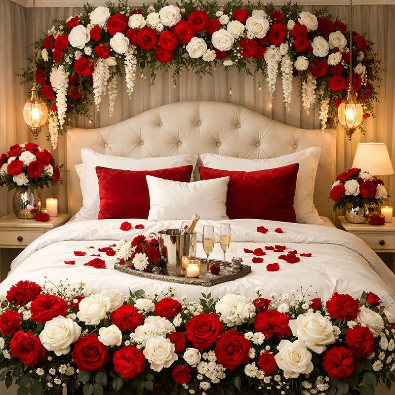 Elegant flower decoration in Kolkata by Hamd Flower Decoration