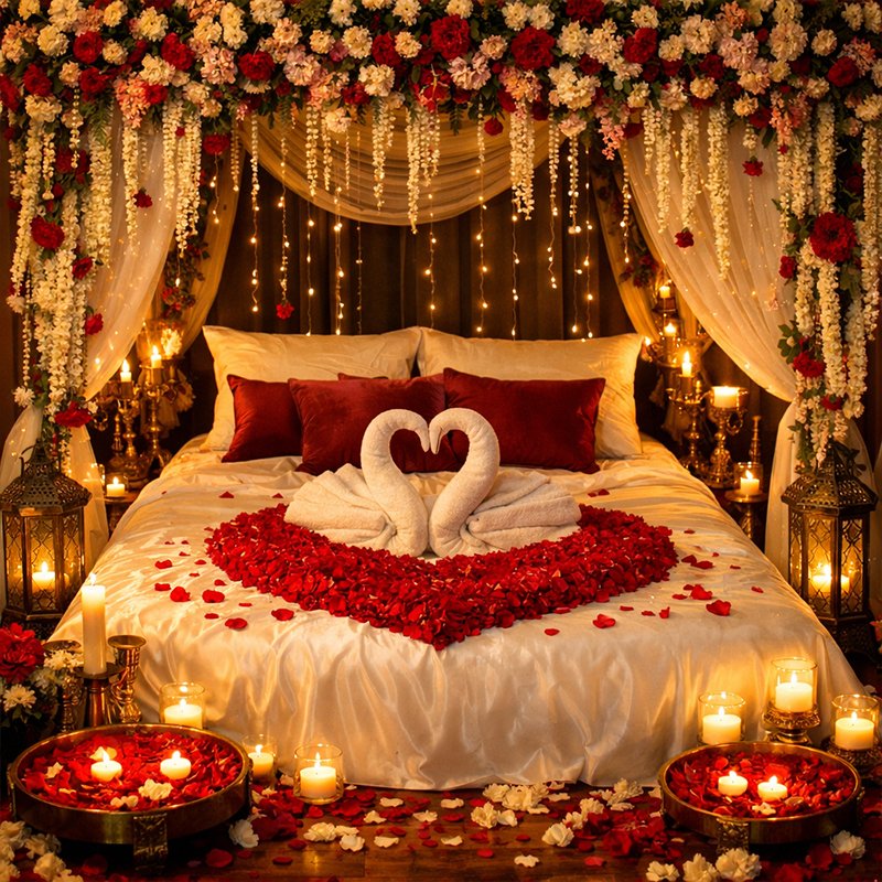 Elegant flower decoration in Kolkata by Hamd Flower Decoration