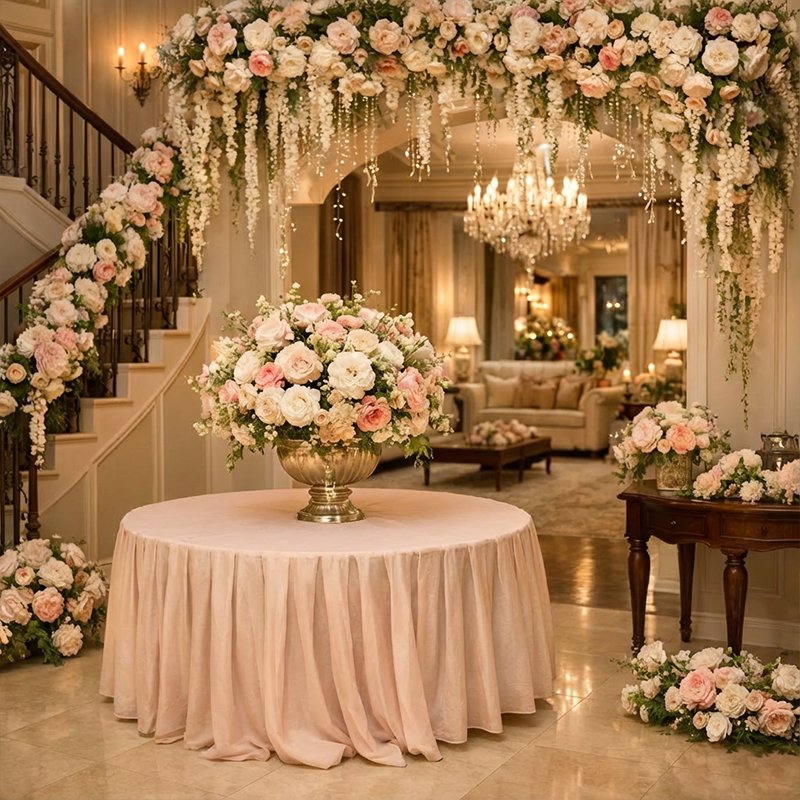 Elegant flower decoration in Kolkata by Hamd Flower Decoration