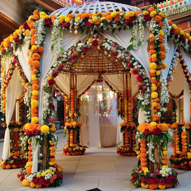 Elegant flower decoration in Kolkata by Hamd Flower Decoration