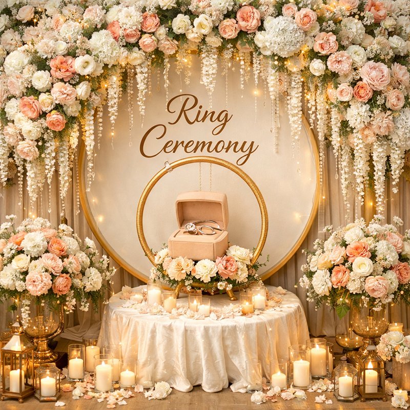 Elegant flower decoration in Kolkata by Hamd Flower Decoration